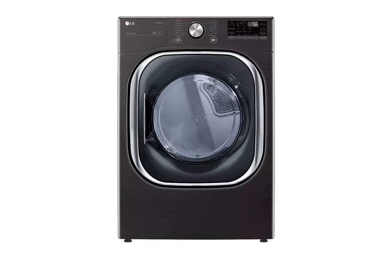 7.4 cu. ft. Ultra Large Capacity Smart wi-fi Enabled Front Load Gas Dryer with TurboSteam(TM) and Built-In Intelligence - (DLGX4501B) - LG