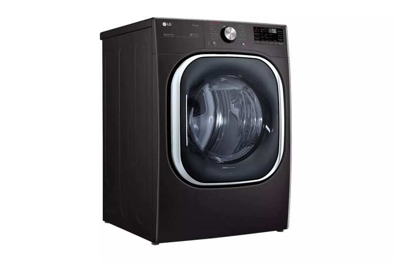 7.4 cu. ft. Ultra Large Capacity Smart wi-fi Enabled Front Load Gas Dryer with TurboSteam(TM) and Built-In Intelligence - (DLGX4501B) - LG