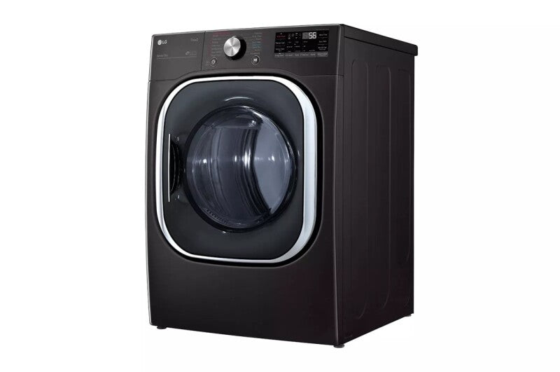 7.4 cu. ft. Ultra Large Capacity Smart wi-fi Enabled Front Load Gas Dryer with TurboSteam(TM) and Built-In Intelligence - (DLGX4501B) - LG
