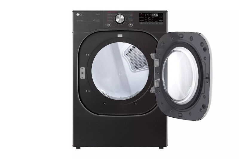 7.4 cu. ft. Ultra Large Capacity Smart wi-fi Enabled Front Load Gas Dryer with TurboSteam(TM) and Built-In Intelligence - (DLGX4501B) - LG