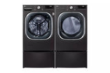 7.4 cu. ft. Ultra Large Capacity Smart wi-fi Enabled Front Load Gas Dryer with TurboSteam(TM) and Built-In Intelligence - (DLGX4501B) - LG