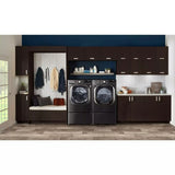 7.4 cu. ft. Ultra Large Capacity Smart wi-fi Enabled Front Load Gas Dryer with TurboSteam(TM) and Built-In Intelligence - (DLGX4501B) - LG