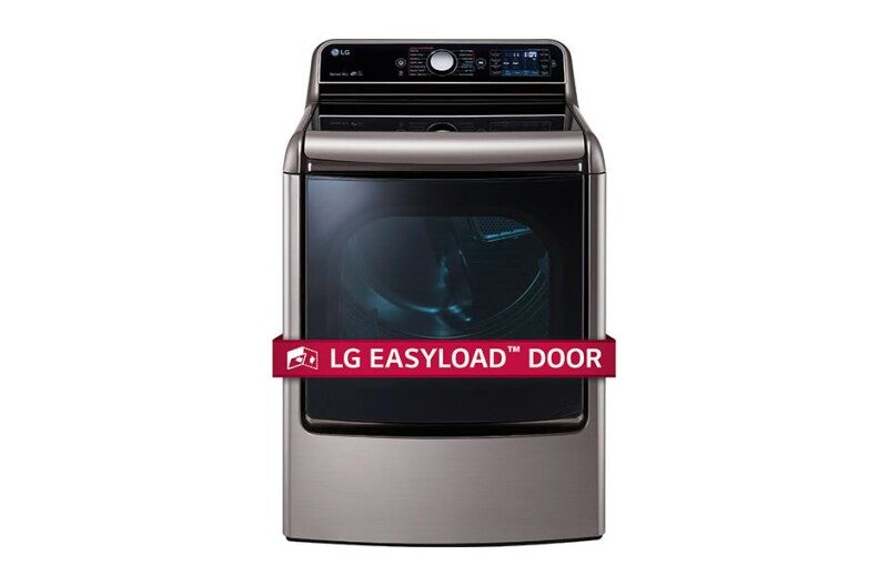 9.0 cu.ft. Mega Capacity TurboSteam™ Dryer with EasyLoad™ Door - (DLGX7701VE)