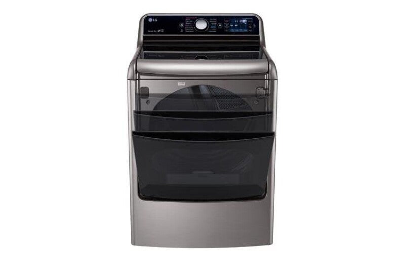 9.0 cu.ft. Mega Capacity TurboSteam™ Dryer with EasyLoad™ Door - (DLGX7701VE)