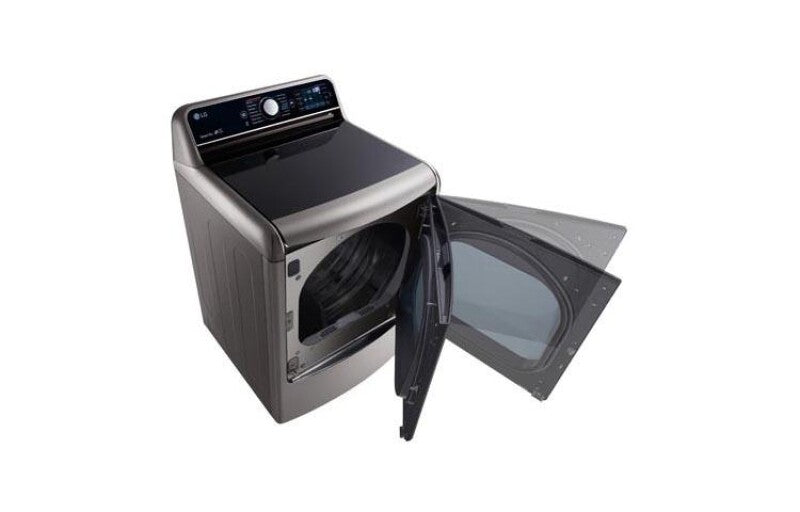 9.0 cu.ft. Mega Capacity TurboSteam™ Dryer with EasyLoad™ Door - (DLGX7701VE)