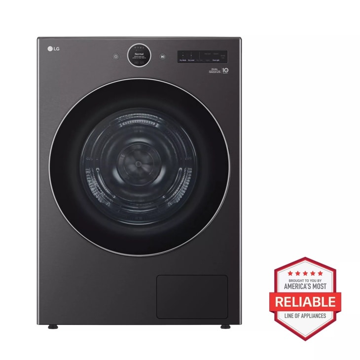 LG DLHC5502B Heat Pump Ventless Electric Dryer detail view