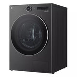 LG DLHC5502B Heat Pump Ventless Electric Dryer angled view