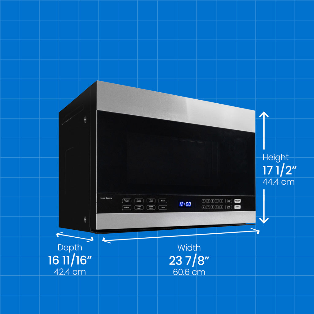 Danby 1.4 cu. ft. Over The Range Microwave Oven in Stainless Steel - (DOM014401G1)