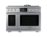 48-inch Dual-fuel Steam Range With Embedded Griddle - (DOP48T963DSDA) - Dacor