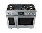 48-inch Dual-fuel Steam Range With Embedded Griddle - (DOP48T963DSDA) - Dacor