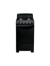 Danby 20" Wide Gas Range in Black - (DR202BGLP) - DANBY