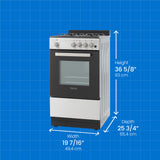 DR20V1BSSGLP Danby 20: Stainless Steel Gas Range - (DR20V1BSSGLP)