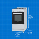DR20V1WGLP Danby 20" Gas range - (DR20V1WGLP)