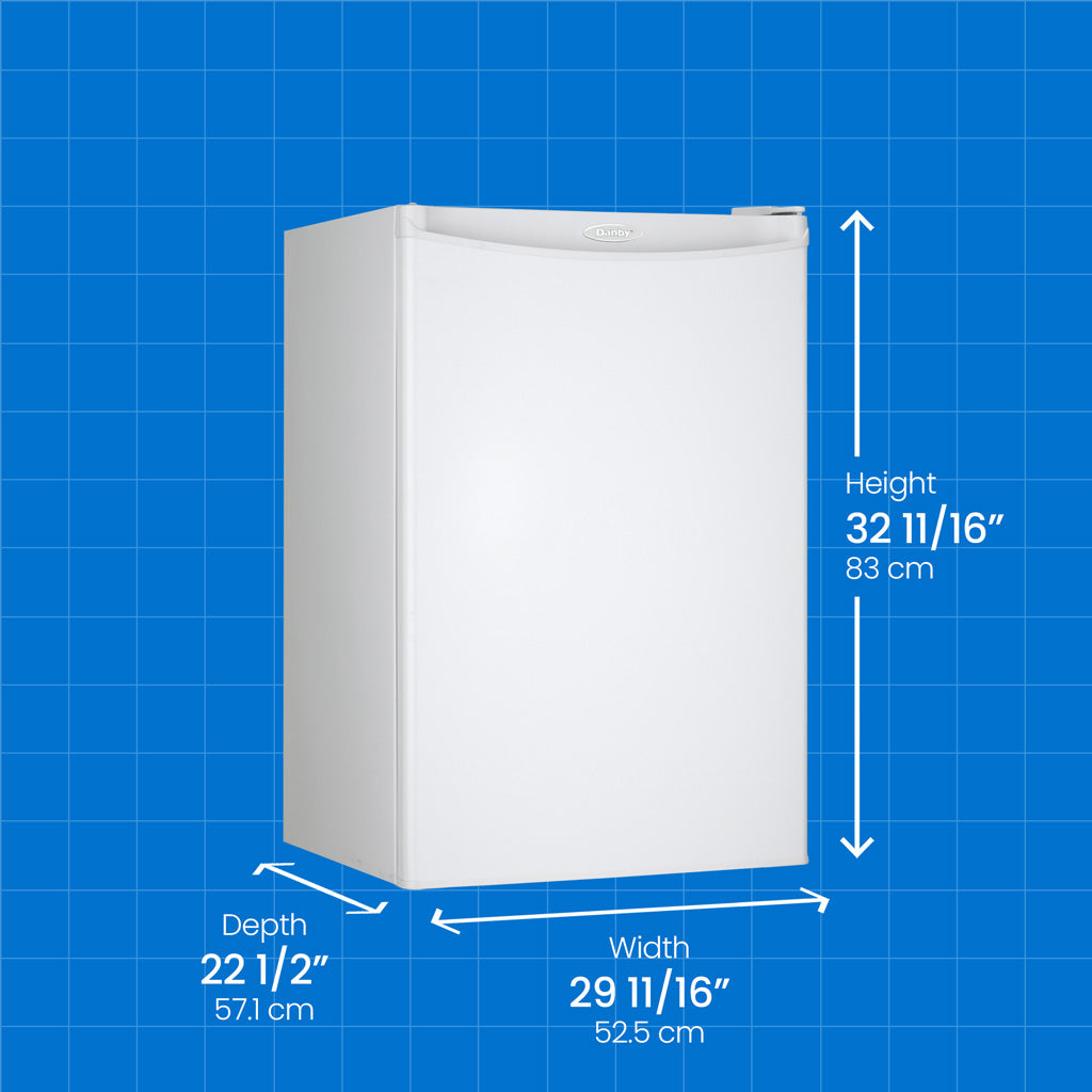 Danby 3.2 cu. ft. Upright Freezer in White - (DUFM032A3WDB)