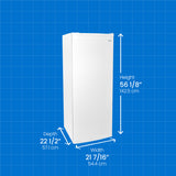 Danby 6.0 cu. ft. Upright Freezer in White - (DUFM060B2WDB)