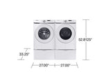 7.5 cu. ft. Ventless Hybrid Heat Pump Dryer - (DV45DG6000HWA2)