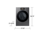 Bespoke AI 7.6 cu. ft. Ultra Capacity Front Load Dryer with AI Home & AI Optimal Dry - (DV90F53AESA3)