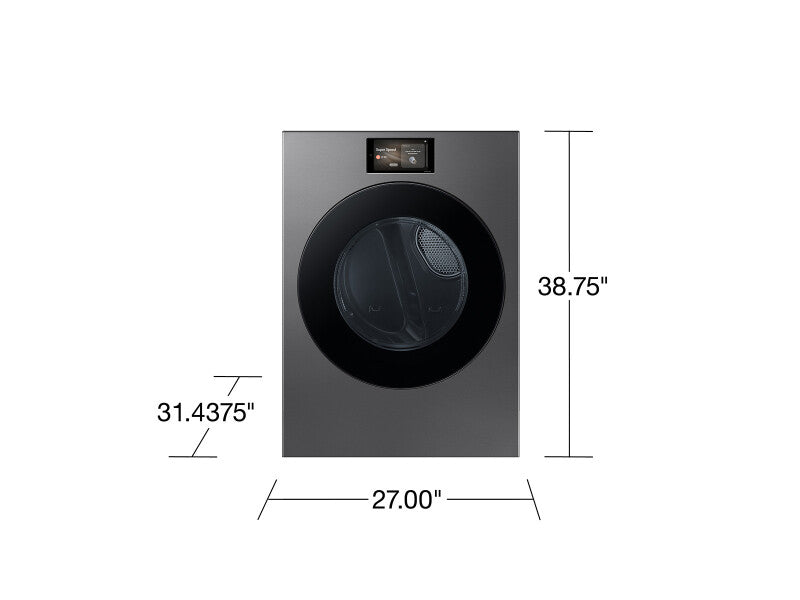 Bespoke AI 7.6 cu. ft. Ultra Capacity Front Load Dryer with AI Home & AI Optimal Dry - (DV90F53AGSA3)