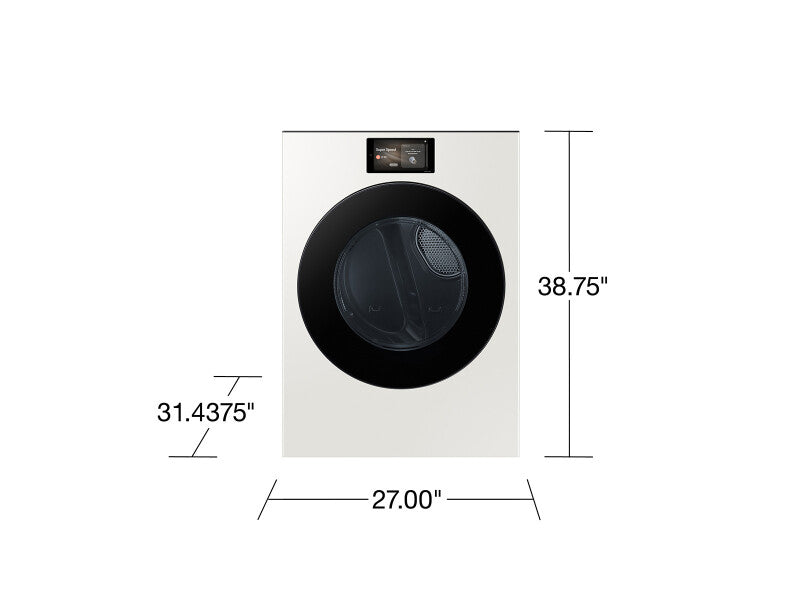 Bespoke AI 7.6 cu. ft. Ultra Capacity Front Load Dryer with AI Home & AI Optimal Dry - (DV90F53AGYA3)