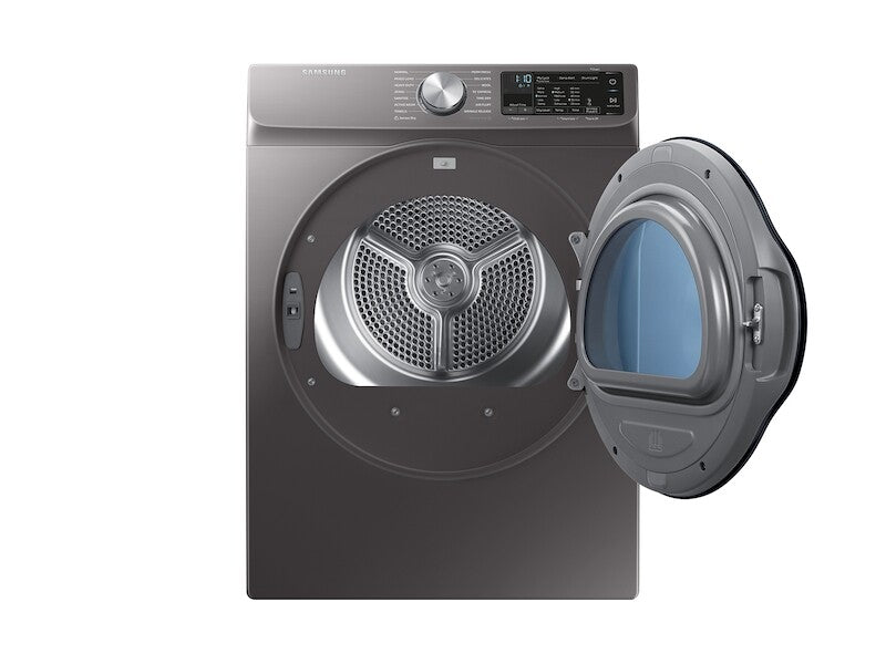 4.0 cu. ft. Electric Dryer with Smart Care in Inox Grey - (DVE22N6850X) - SAMSUNG