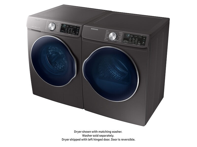4.0 cu. ft. Electric Dryer with Smart Care in Inox Grey - (DVE22N6850X) - SAMSUNG