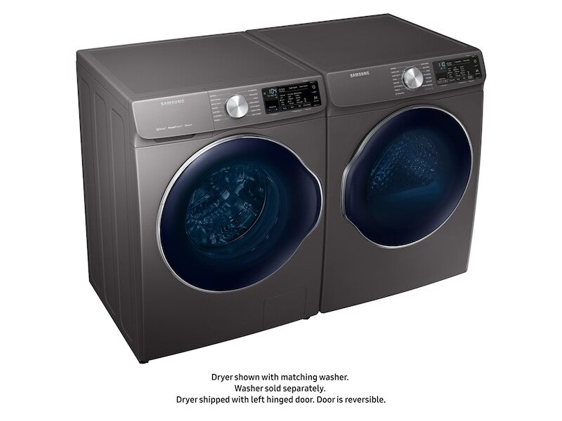 4.0 cu. ft. Electric Dryer with Smart Care in Inox Grey - (DVE22N6850X) - SAMSUNG