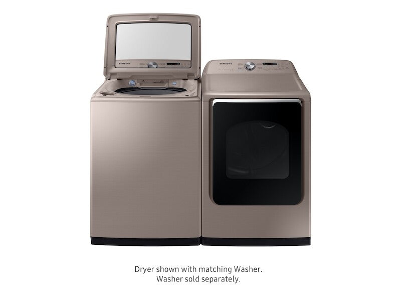 7.4 cu. ft. Electric Dryer with Steam Sanitize+ in Champagne - (DVE54R7600WA3)