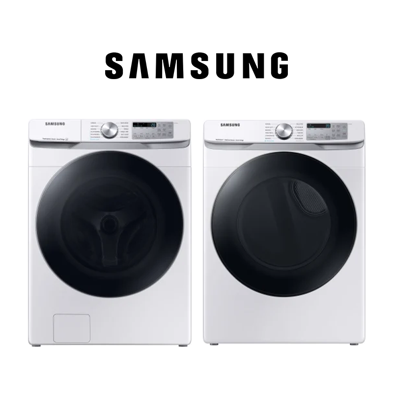 2-Piece Laundry Bundle: WF45B6300AW Front Load Washer + DVG45B6300W Gas Dryer
