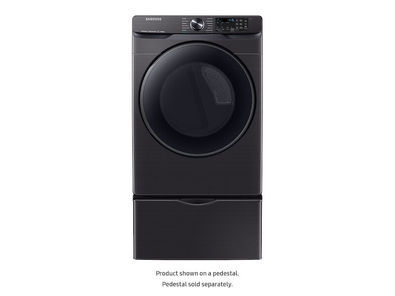 7.5 cu. ft. Smart Gas Dryer with Steam Sanitize+ in Black Stainless Steel - (DVG50R8500WA3)