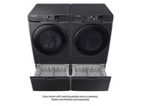 7.5 cu. ft. Smart Gas Dryer with Steam Sanitize+ in Black Stainless Steel - (DVG50R8500WA3)