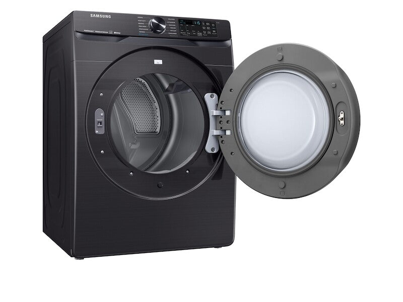 7.5 cu. ft. Smart Gas Dryer with Steam Sanitize+ in Black Stainless Steel - (DVG50R8500WA3)