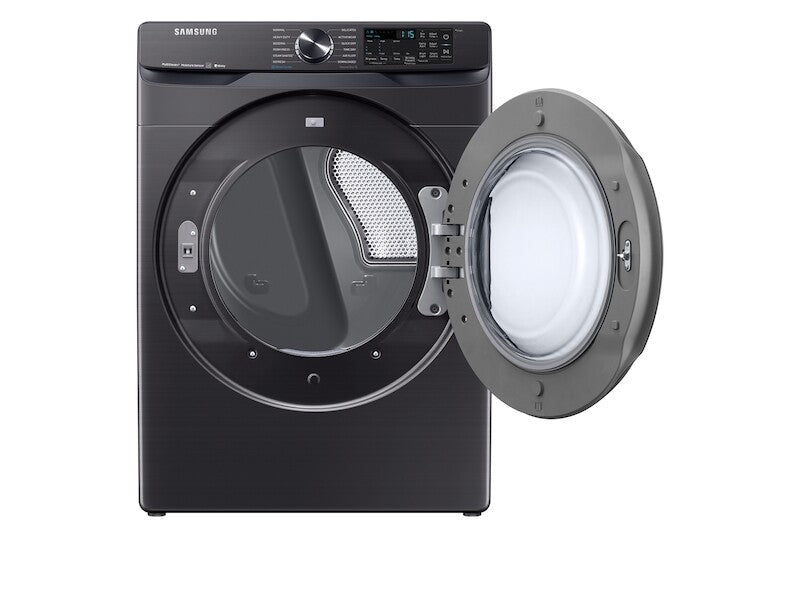 7.5 cu. ft. Smart Gas Dryer with Steam Sanitize+ in Black Stainless Steel - (DVG50R8500WA3)