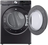 Samsung 7.5 Cu. Ft. Smart Gas Dryer - Brushed Black - DVG51CG8000V
