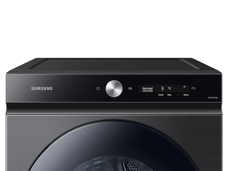 Bespoke 7.6 cu. ft. Ultra Capacity Gas Dryer with Super Speed Dry and AI Smart Dial in Brushed Black - (DVG53BB8700VA3) - SAMSUNG