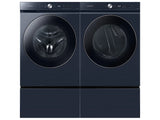 Bespoke 7.6 cu. ft. Ultra Capacity Gas Dryer with AI Optimal Dry and Super Speed Dry in Brushed Navy - (DVG53BB8900DA3) - SAMSUNG