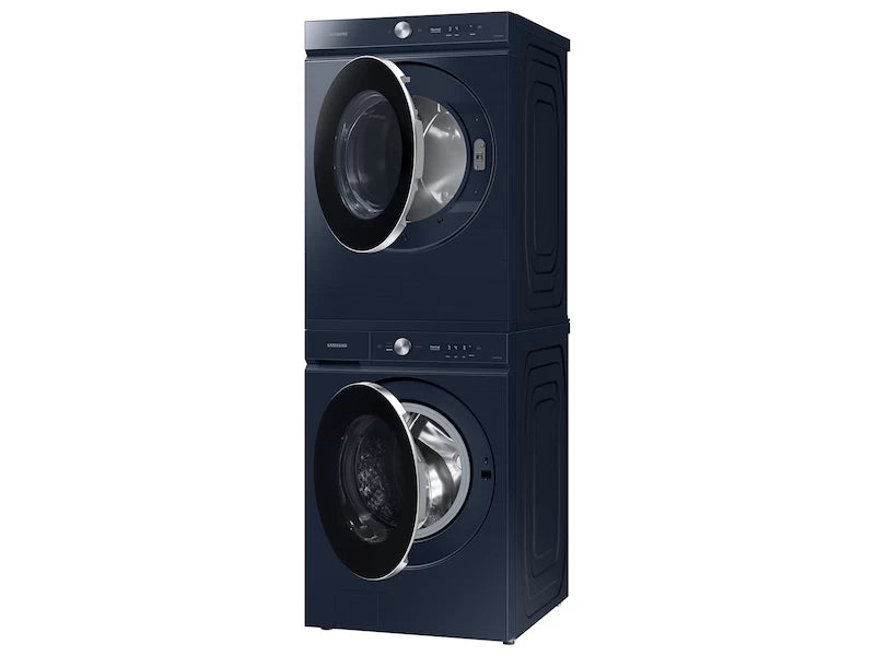 Bespoke 7.6 cu. ft. Ultra Capacity Gas Dryer with AI Optimal Dry and Super Speed Dry in Brushed Navy - (DVG53BB8900DA3) - SAMSUNG