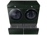 Bespoke 7.6 cu. ft. Ultra Capacity Gas Dryer with AI Optimal Dry and Super Speed Dry in Forest Green - (DVG53BB8900GA3) - SAMSUNG