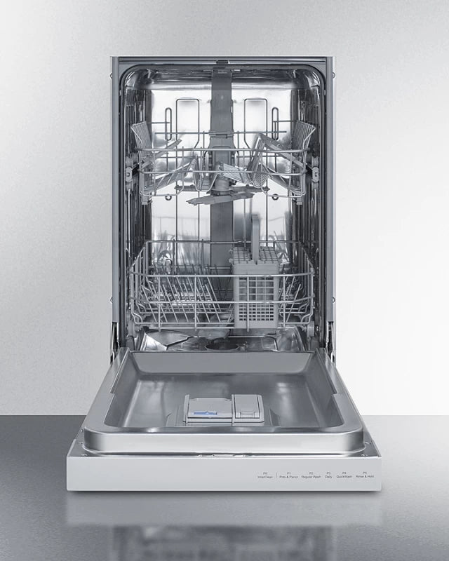 18" Wide Built-in Dishwasher - (DW18SS4) - SUMMIT