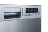 18" Wide Built-in Dishwasher - (DW18SS4) - SUMMIT