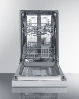 18" Wide Built-in Dishwasher, ADA Compliant - (DW18SS4ADA) - SUMMIT