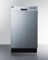 18" Wide Built-in Dishwasher, ADA Compliant - (DW18SS4ADA) - SUMMIT