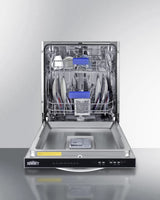 24" Wide Built-in Dishwasher, ADA Compliant - (DW244SSADA) - SUMMIT