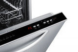 24" Wide Built-in Dishwasher, ADA Compliant - (DW244SSADA) - SUMMIT