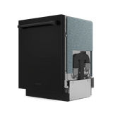 Thor Kitchen Gordon Ramsay DW24X8BA00BRZ Dishwasher, 24 inch Exterior Width, 49 dB Decibel Level, Fully Integrated, Stainless Steel (Interior), 8 Wash Cycles, 15 Capacity (Place Settings), 3 Loading Racks, Matte Black (Bronze Handle) colour