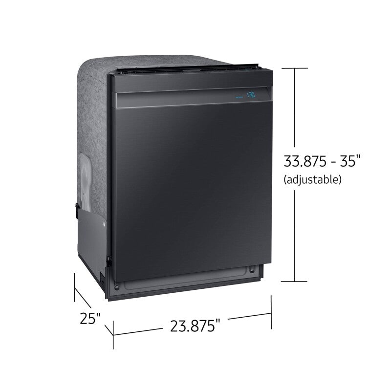 AutoRelease Smart 39dBA Dishwasher with Linear Wash in Black Stainless Steel - (DW80R9950UGAA)