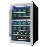 Danby 38 Bottle Free-Standing Wine Cooler in Stainless Steel - (DWC040A3BSSDD)