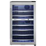 Danby 38 Bottle Free-Standing Wine Cooler in Stainless Steel - (DWC040A3BSSDD)