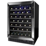 Danby 60 Bottle Built-in Wine Cooler in Stainless Steel - (DWC057A1BSS)