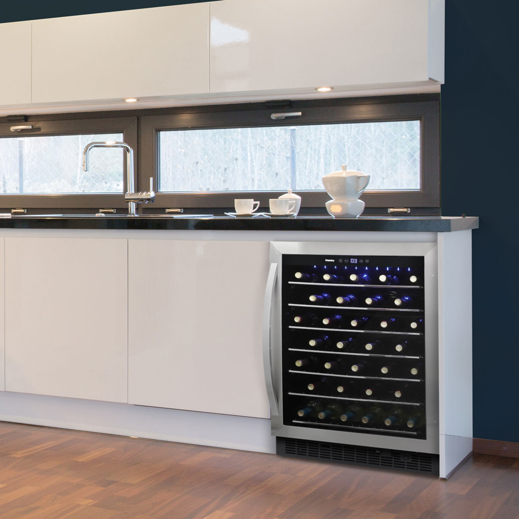 Danby 60 Bottle Built-in Wine Cooler in Stainless Steel - (DWC057A1BSS)