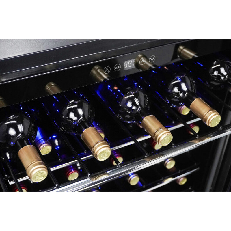 Danby 60 Bottle Built-in Wine Cooler in Stainless Steel - (DWC057A1BSS)